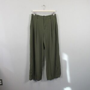 GAP Olive Green Wide-Leg Trousers
